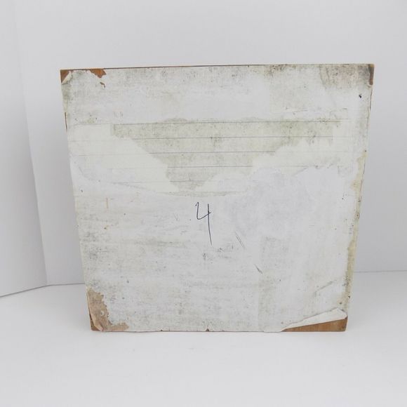 Sam Ash the complete music store rubber stamp on wood rare 7x7 - Picture 2 of 9